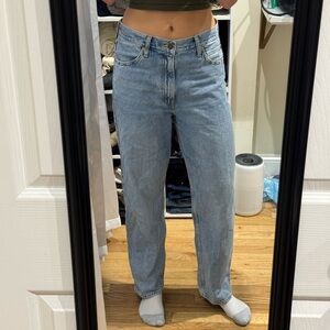 Levi's Light Blue High Rise Dad Jeans